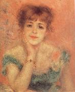 Pierre-Auguste Renoir Portrait of t he Actress Jeanne Samary oil painting on canvas